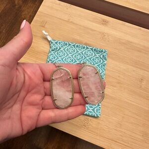 Kendra Scott Danielle in Rose quartz